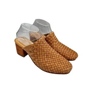 Nisolo Tan Woven Mules